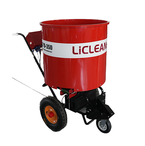 Hand push bulk material truck