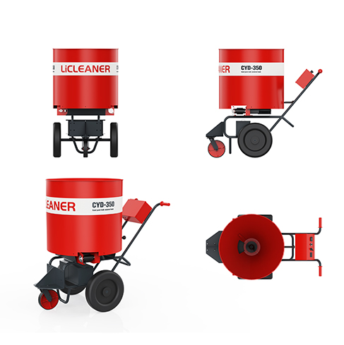 Hand push bulk material truck